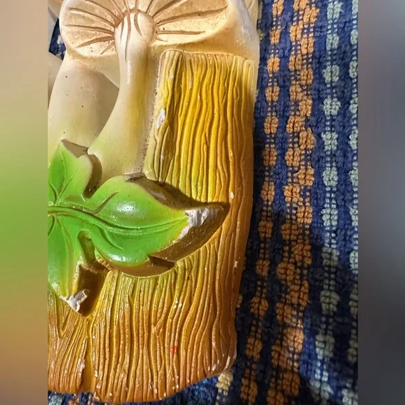 Vintage Mid-Century Mushroom Wall Décor - Set of 2 - Picture 3 of 6